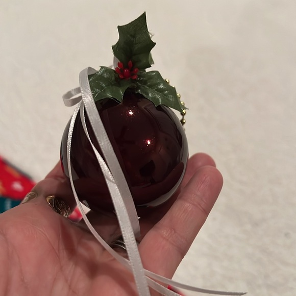 Christmas Decor Stocking and Set of 2 Tree Ornaments - Picture 4 of 9